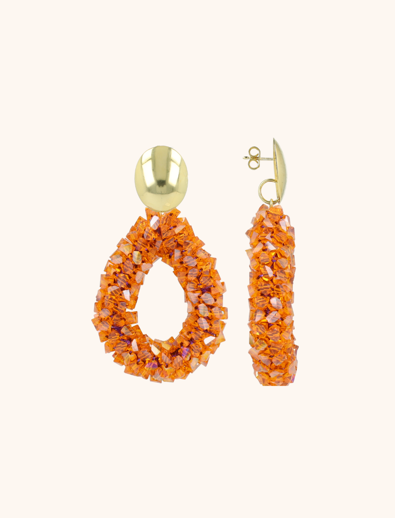 Oranje Oorbellen Marieke Drop L Rawlott-theme.productDescriptionPage.SEO.byTheBrand