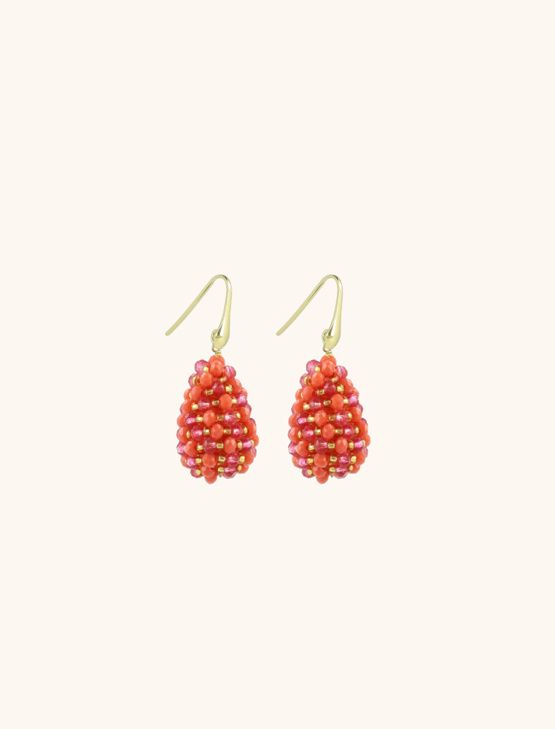 Mixed Orange Earrings Amy Cone XS