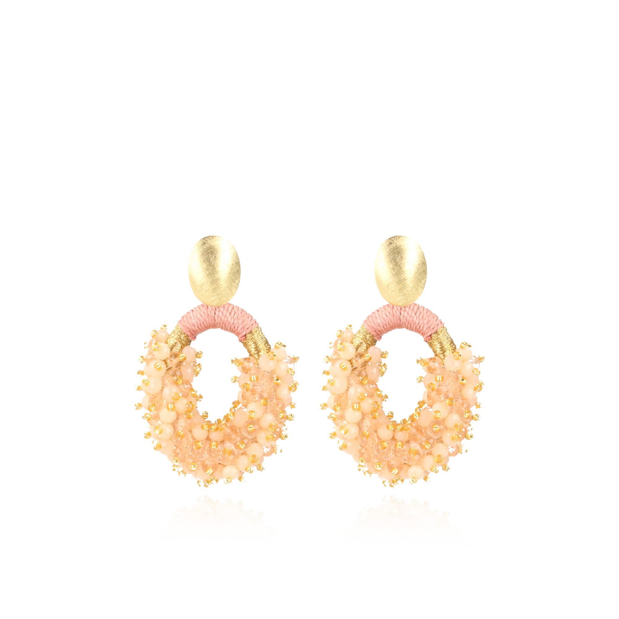 Gemixt Oranje Oorbellen Eve Ovaal Mlott-theme.productDescriptionPage.SEO.byTheBrand