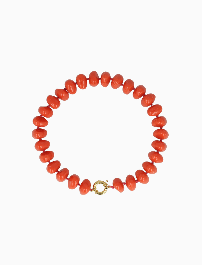 Rode Ketting Nima Big Stones