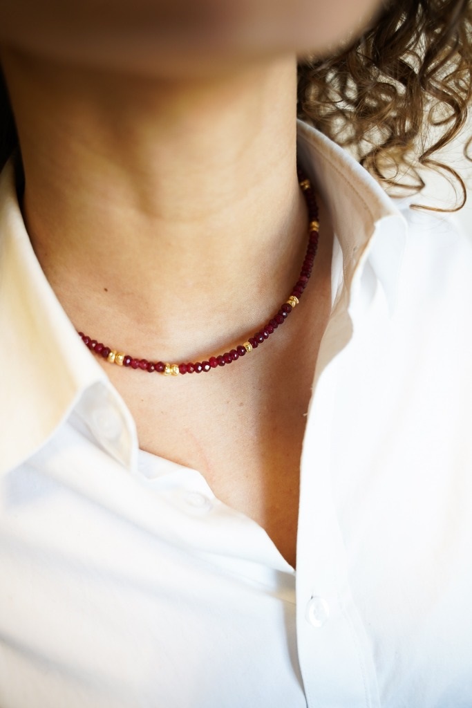 Necklace Symbol Vintage Ruby