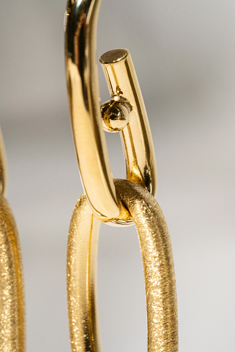 Classic earrings double link Madee