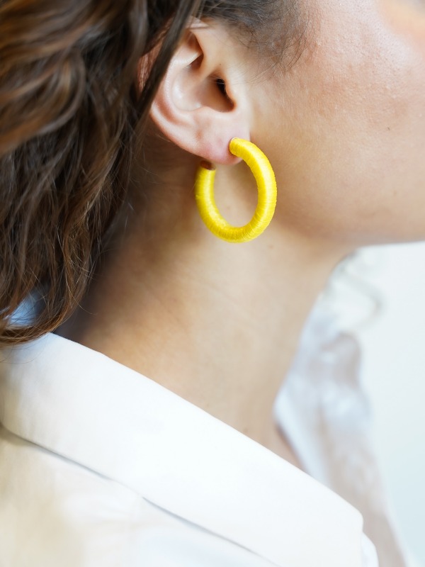 Yellow earrings Chloe M