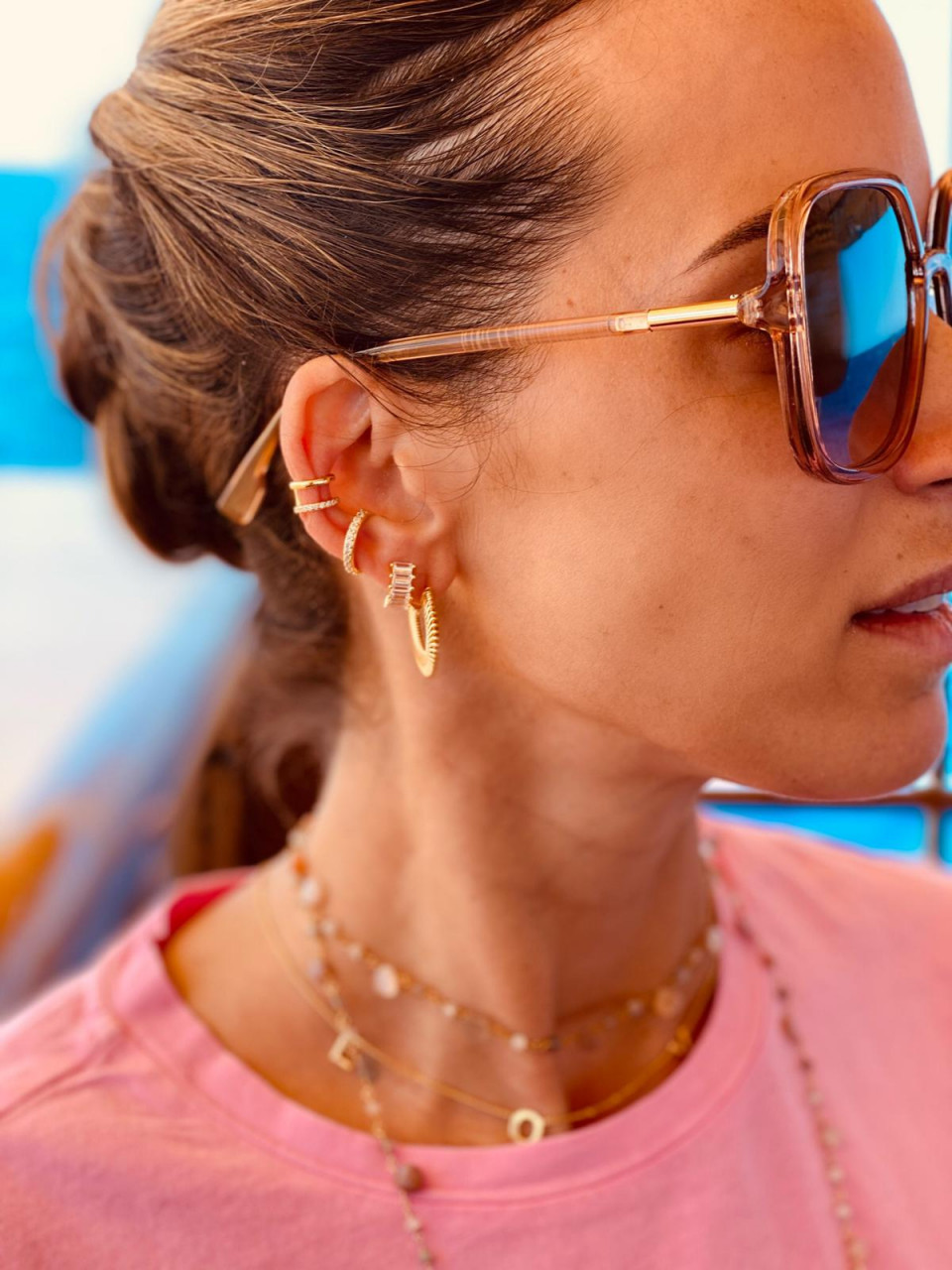 Tiny by LOTT. Ear Cuff Single Crystal