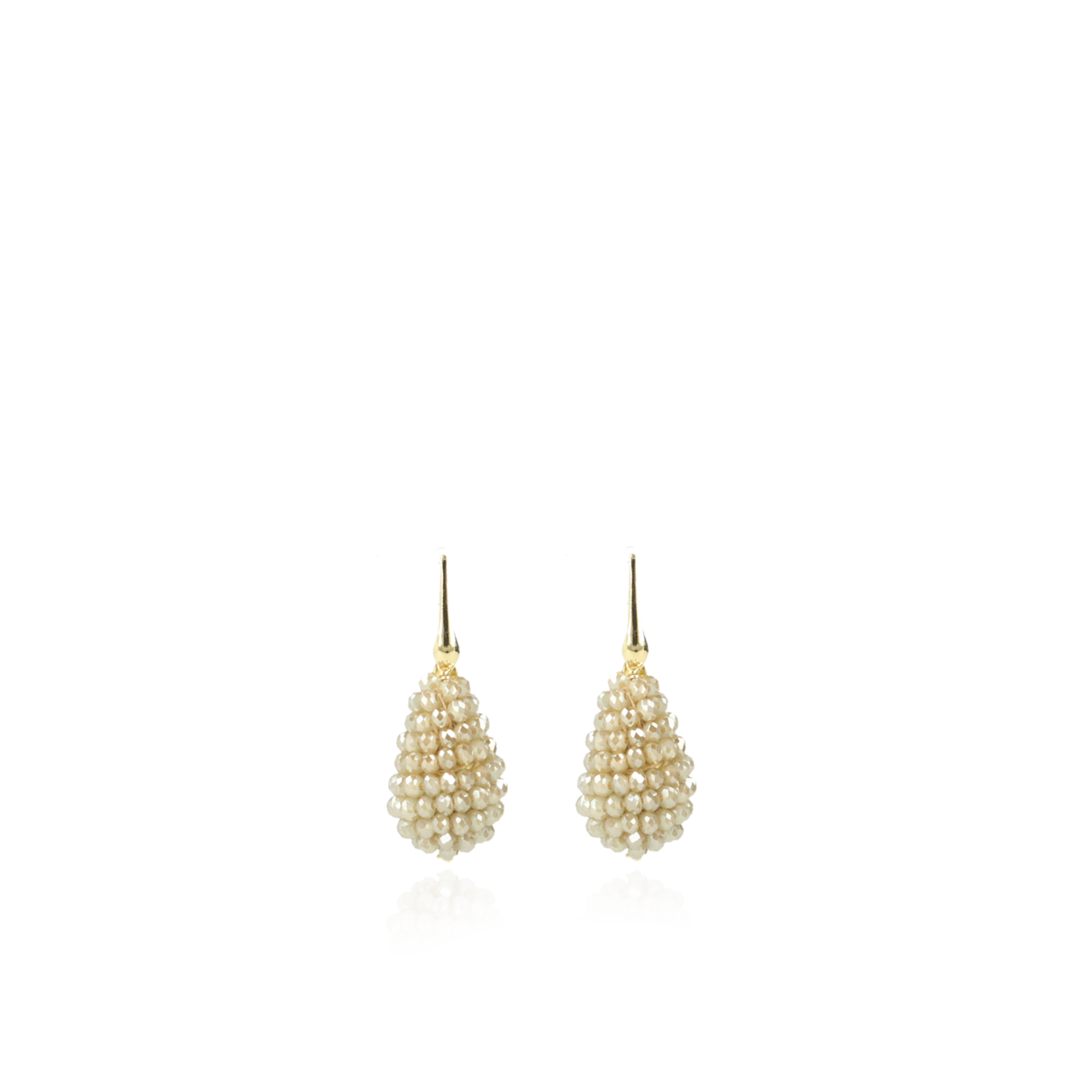 Beige Earrings Amy Cone XS