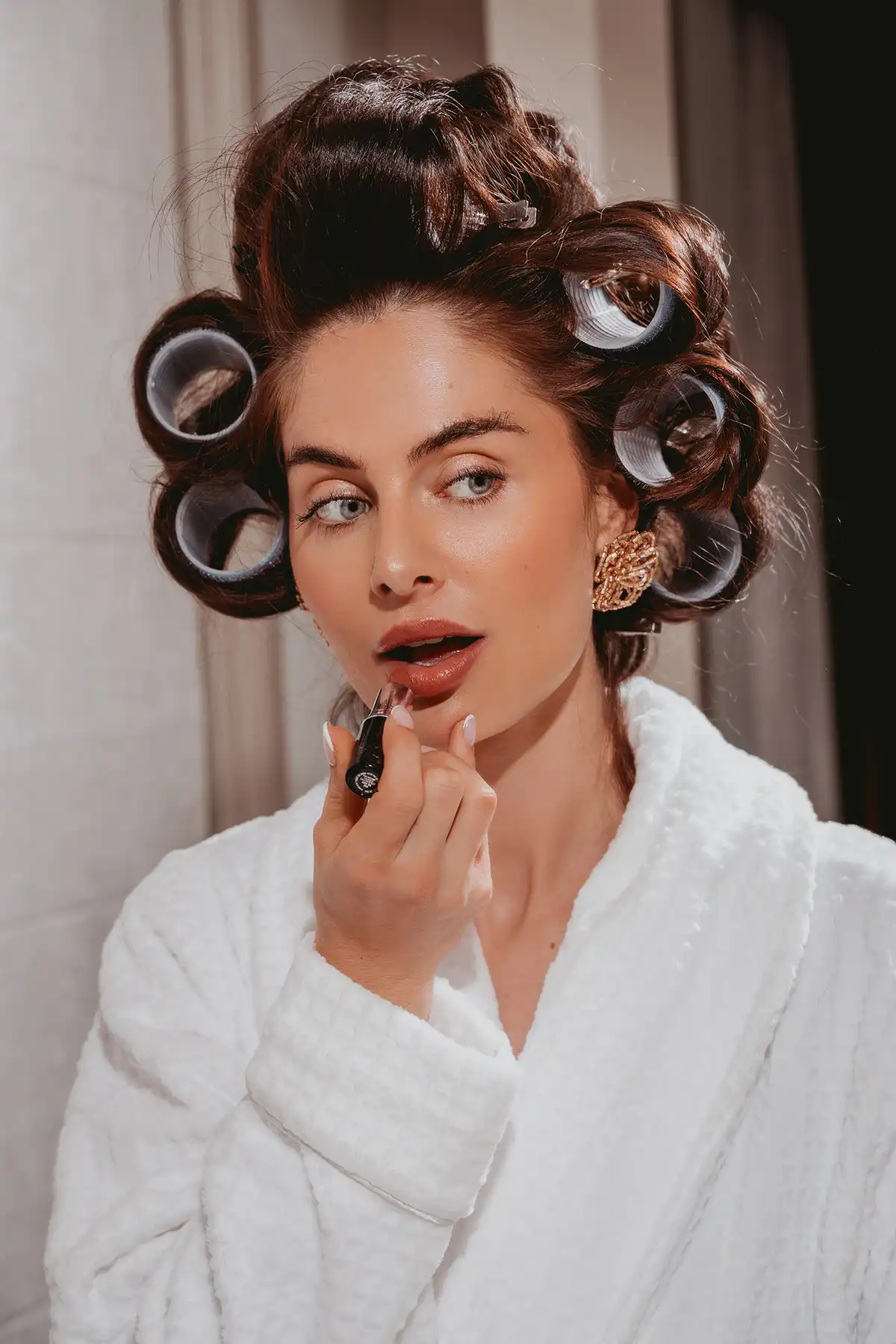 Gold Earrings Knotted Earring L Maerle