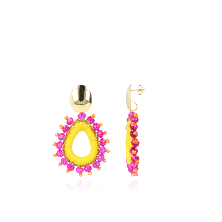Gele oorbellen Flo Urchin Mlott-theme.productDescriptionPage.SEO.byTheBrand