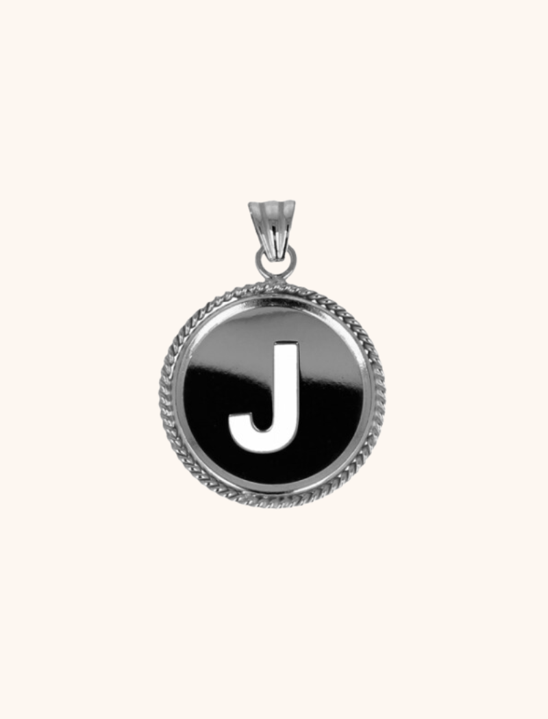 Zilveren Initial Medallion pendantlott-theme.productDescriptionPage.SEO.byTheBrand