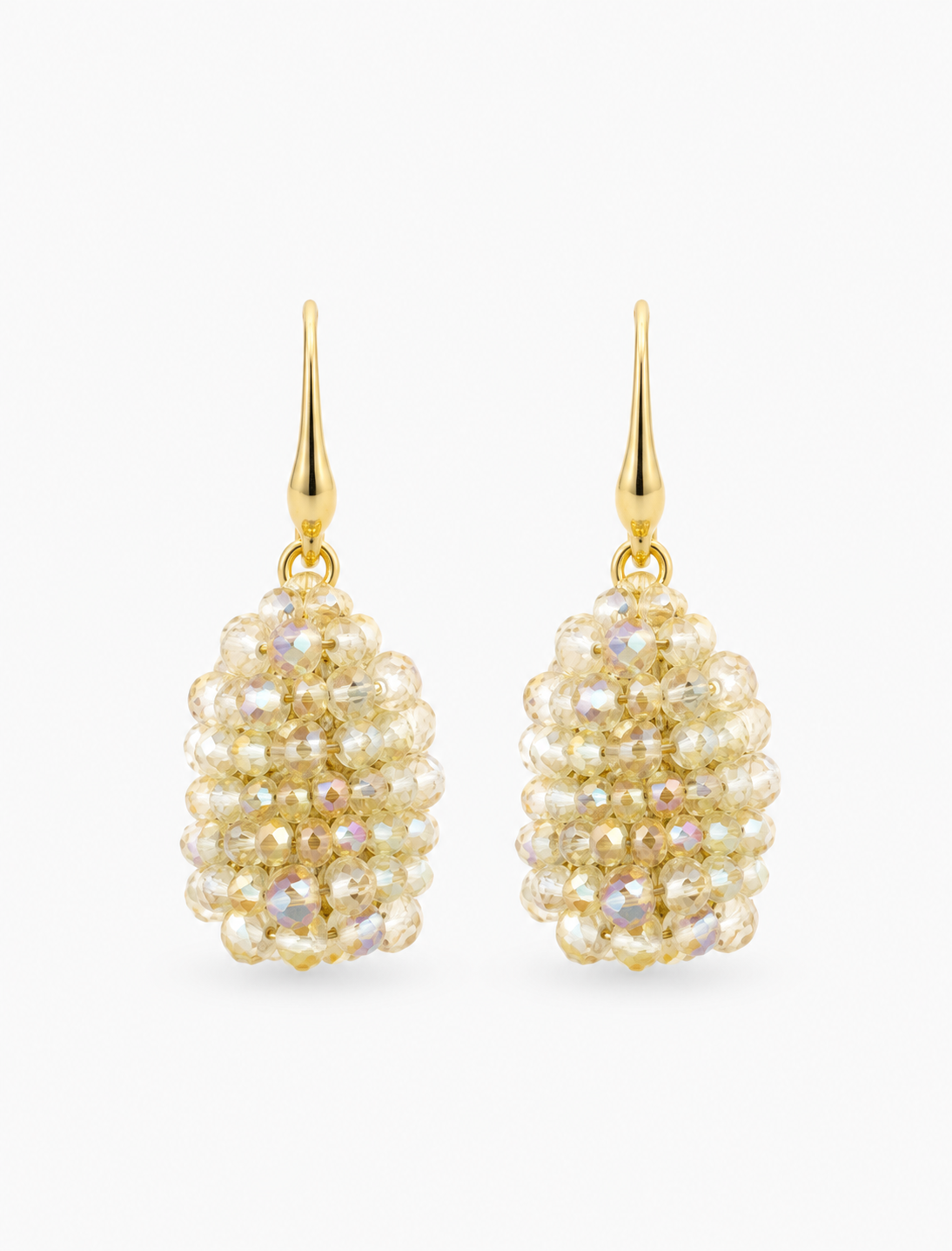 Amy – Cone Irregular Stones Oorbellen XS – Wax