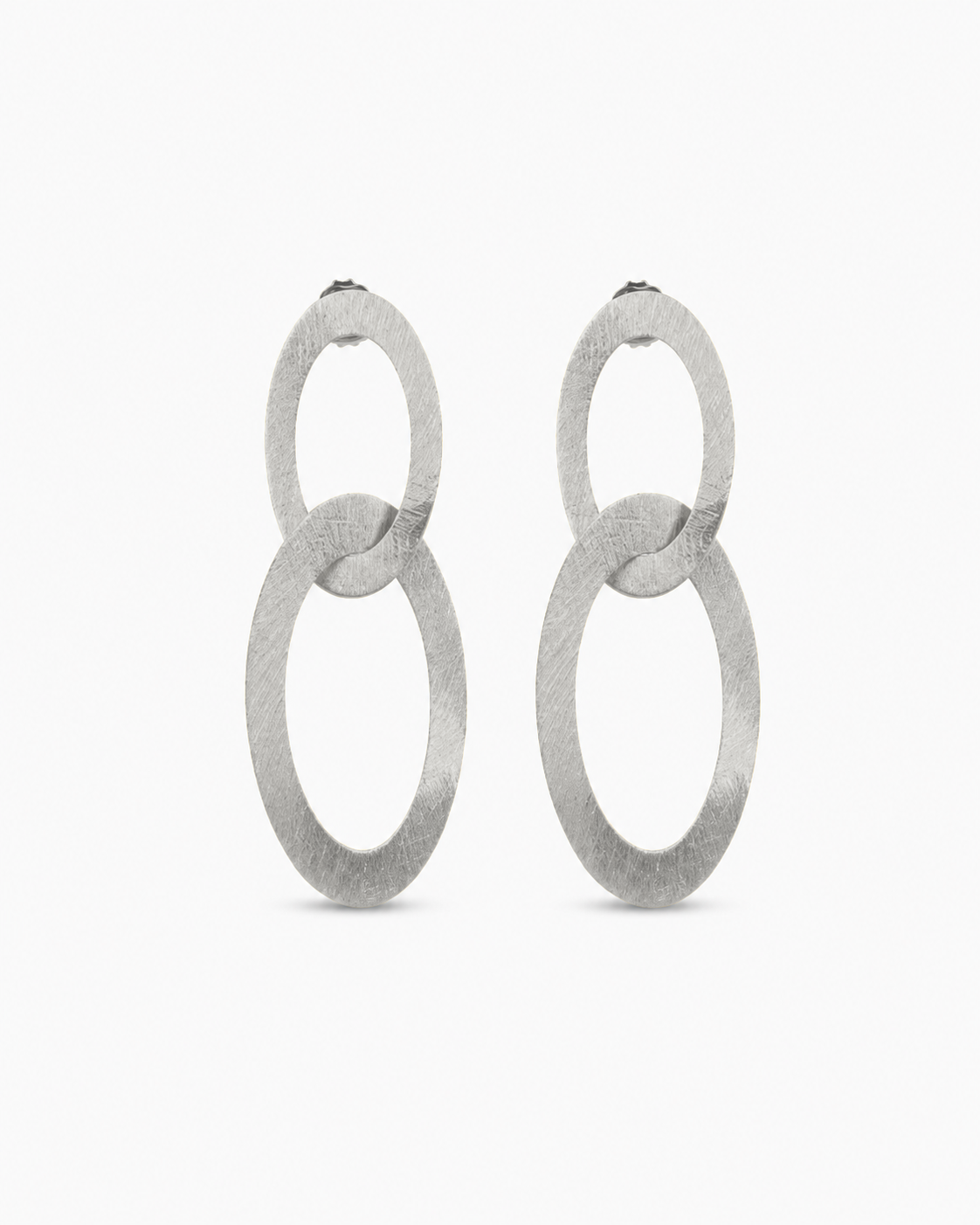 Classic oorbellen Oval Charm L