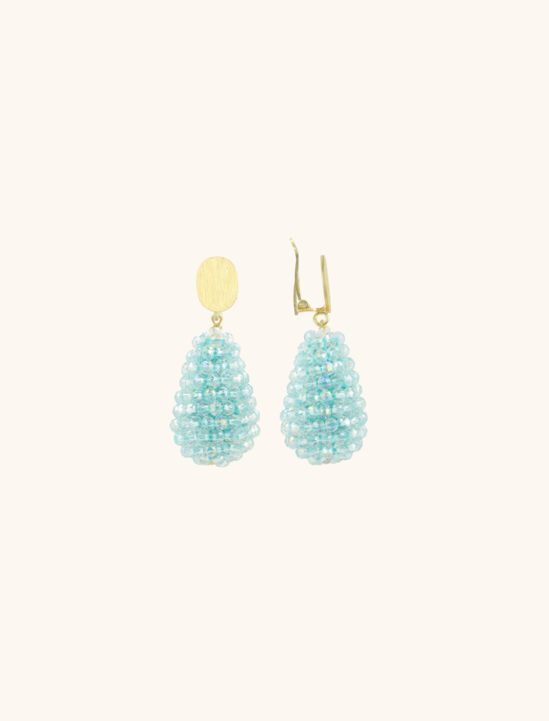 Blauwe Oorbellen Amy Cone XS Clip