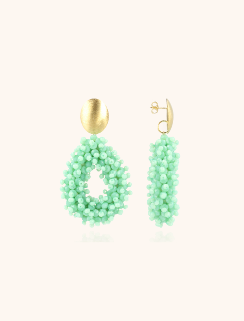 Licht Turqouise oorbellen Louise Glassberry Druppel L Dubbel Tonallott-theme.productDescriptionPage.SEO.byTheBrand
