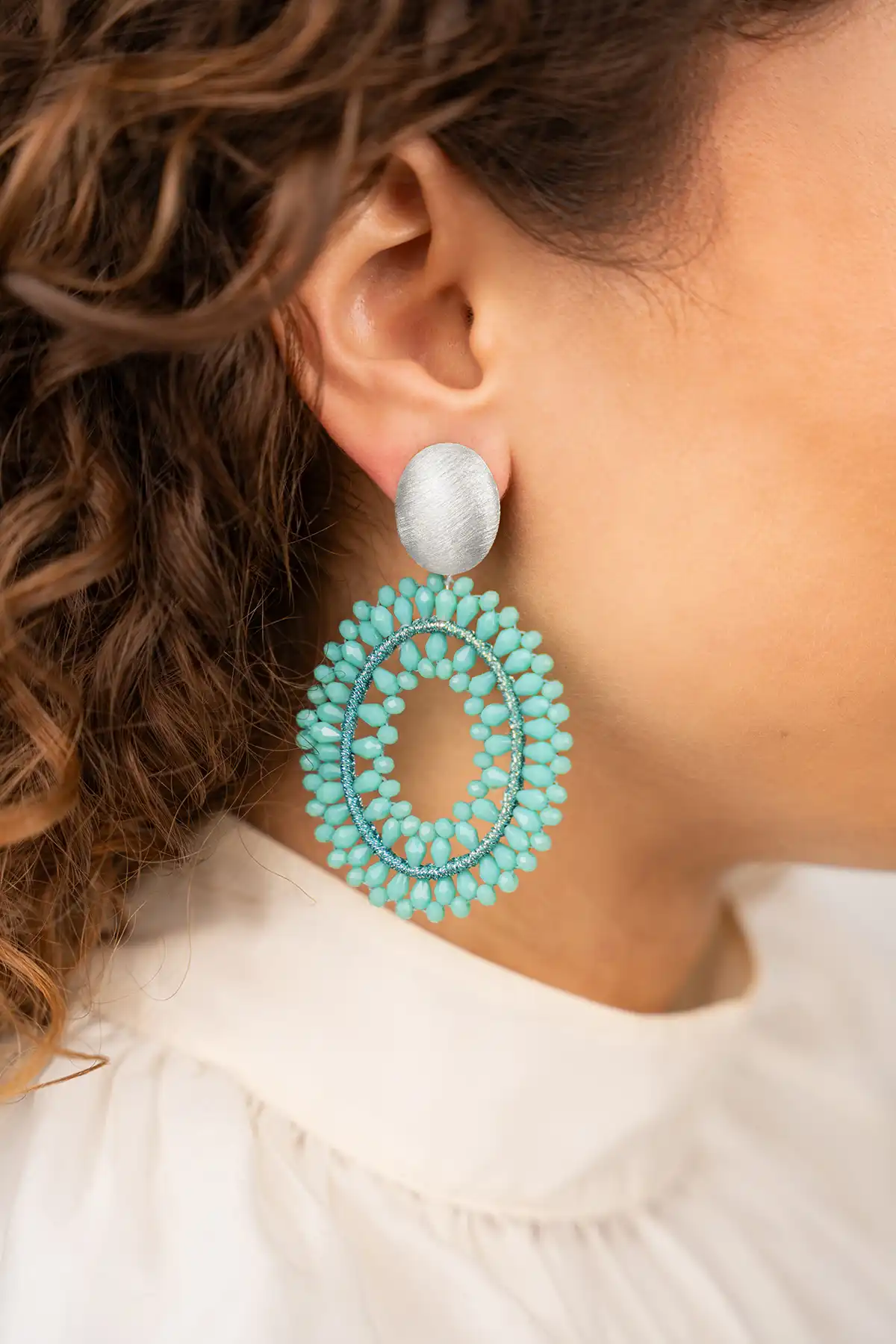 Blauwe oorbellen Noa ovaal Llott-theme.productDescriptionPage.SEO.byTheBrand