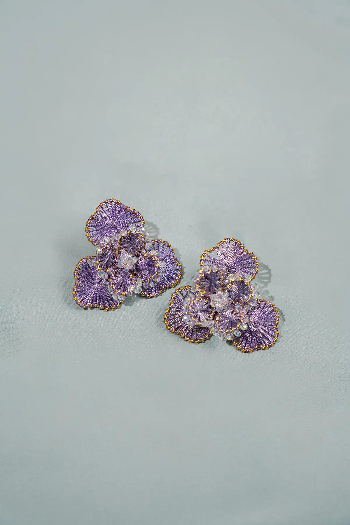 Lavendel/Kristall Ohrringe Aster Flower L  lott-theme.productDescriptionPage.SEO.byTheBrand