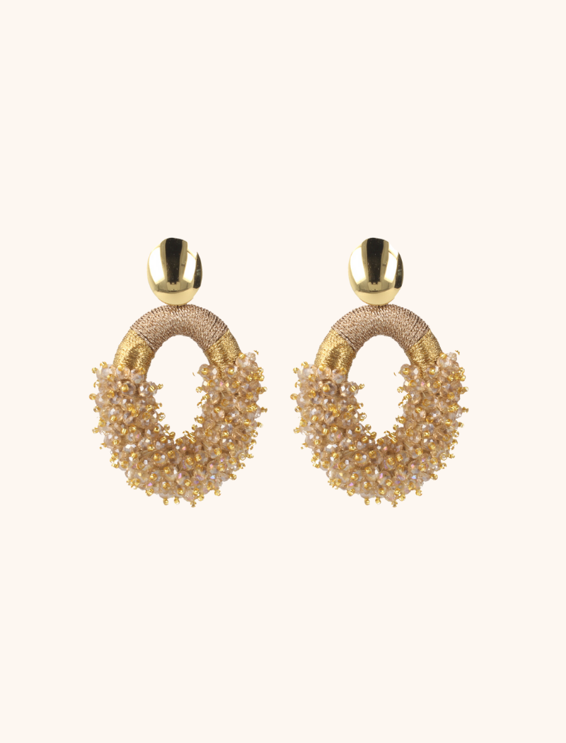 Champagne Oorbellen Eve Combi Oval Llott-theme.productDescriptionPage.SEO.byTheBrand