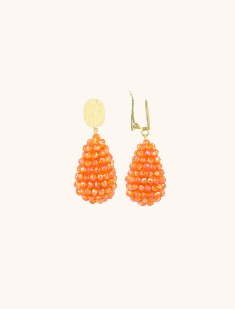 Lowe Orange Ohrringe Amy Cone S Clip