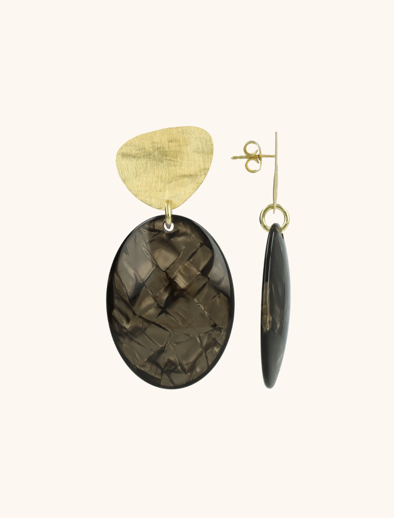 CeliaNutshell Satin Ohrringe Celia Bugle Flat Llott-theme.productDescriptionPage.SEO.byTheBrand