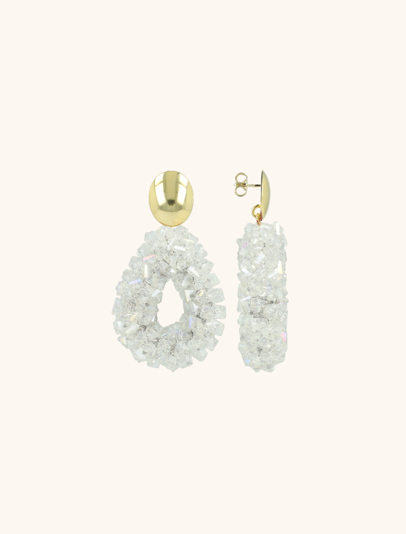 Crystal Silver Oorbellen Marieke Drop S Rawlott-theme.productDescriptionPage.SEO.byTheBrand