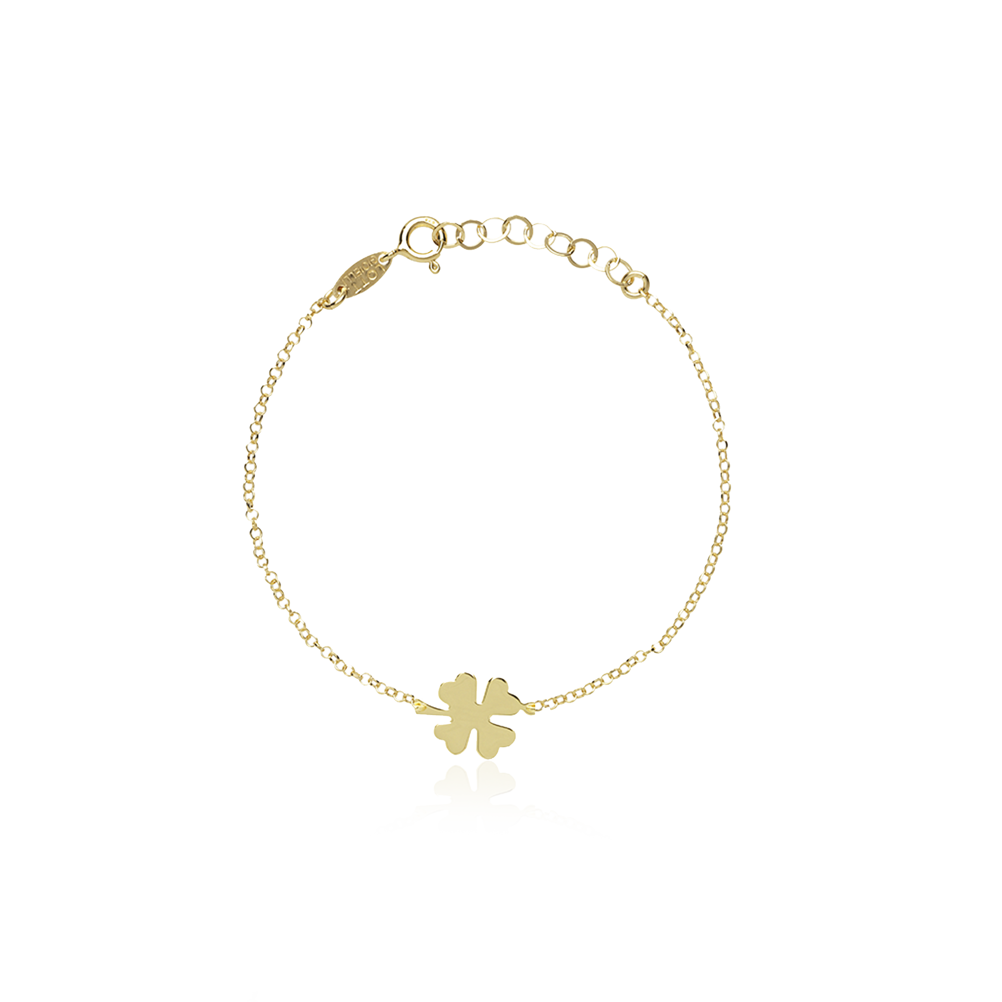 Symbol closed clover bracelet
