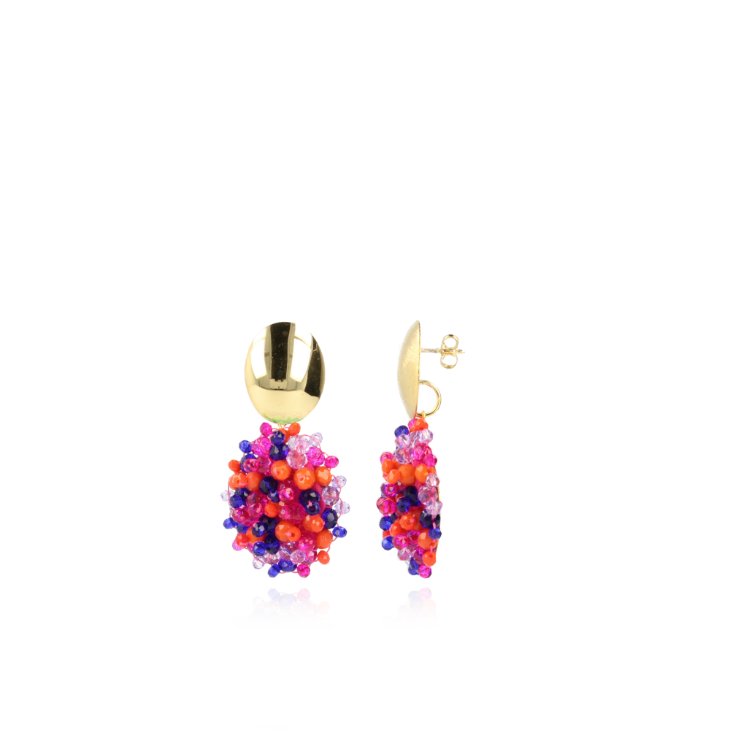 Mixed koningsblauwe oorbellen Jazz Ovaal Slott-theme.productDescriptionPage.SEO.byTheBrand
