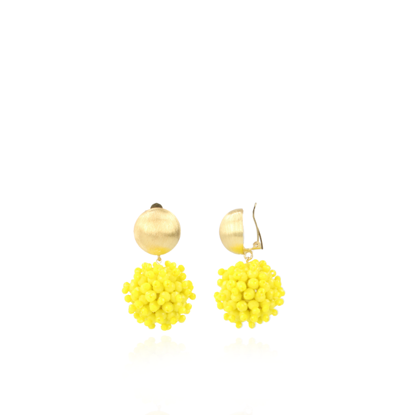 Gele Clip Oorbellen Louise Glassberry Globe L Dubbel Tonallott-theme.productDescriptionPage.SEO.byTheBrand