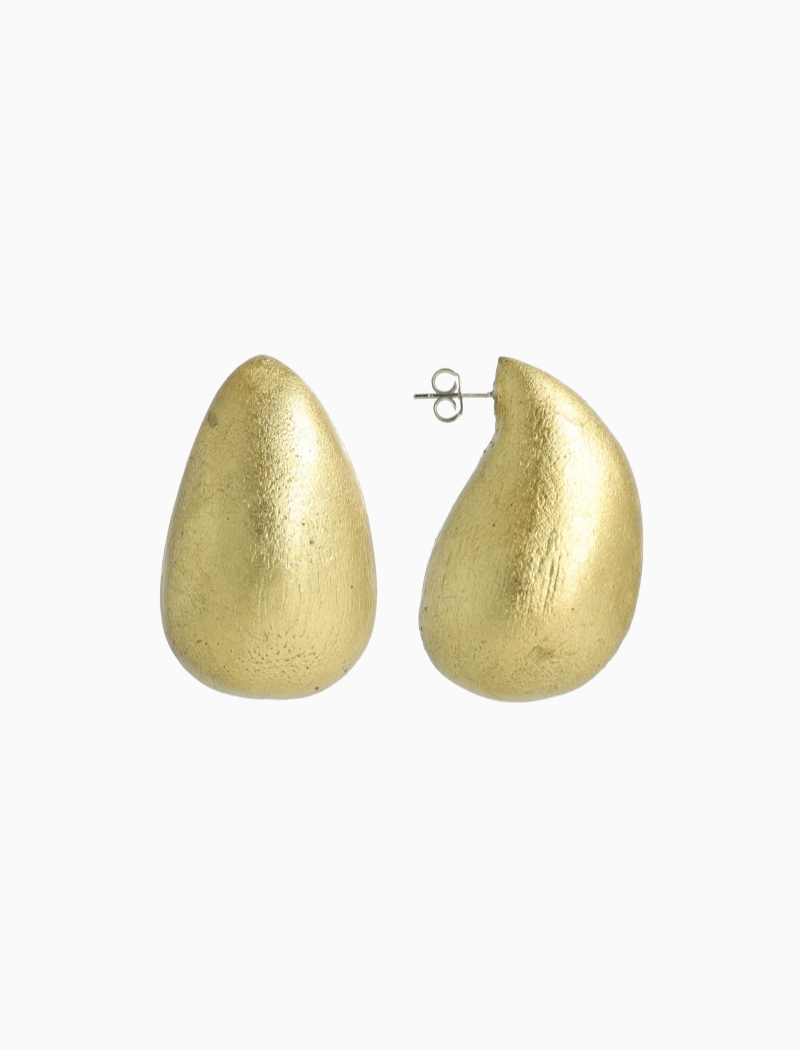 Houten Oorbellen Scarlett Teardrop L 