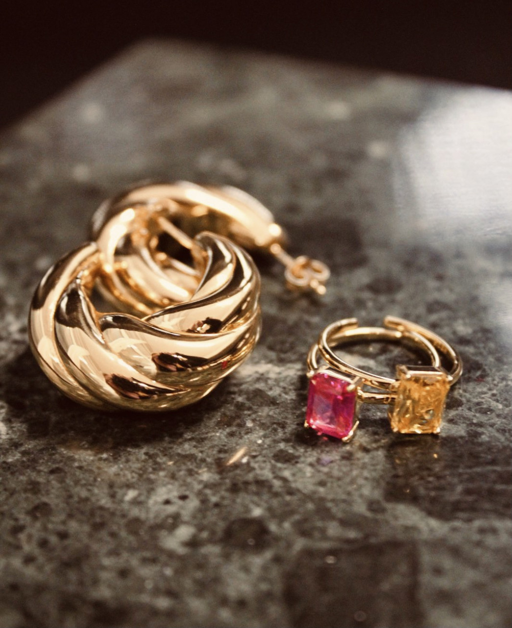 Esmeralda Pink Ring 