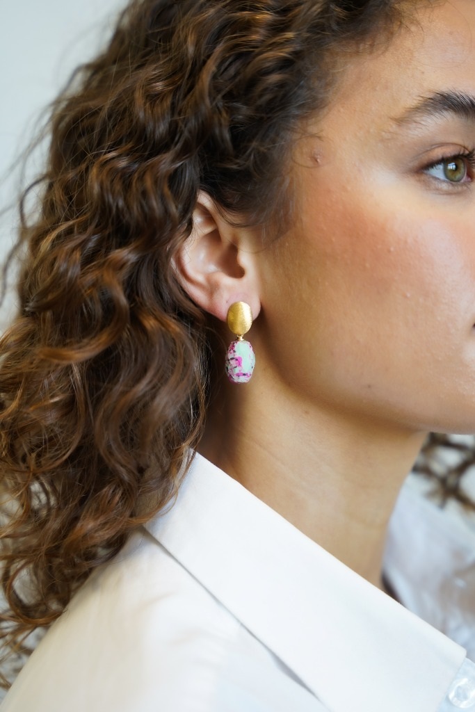 Ruby Jusanid earrings Romijn Quartz XS