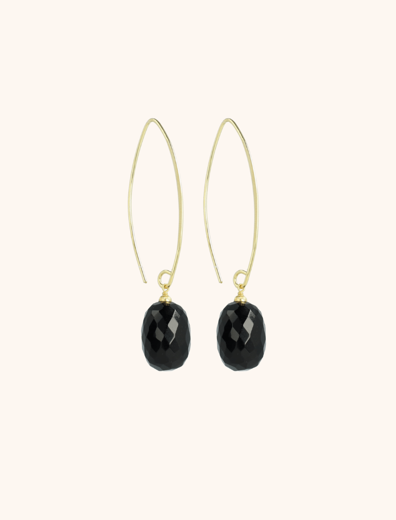 Black Earrings Romijn Quartz M