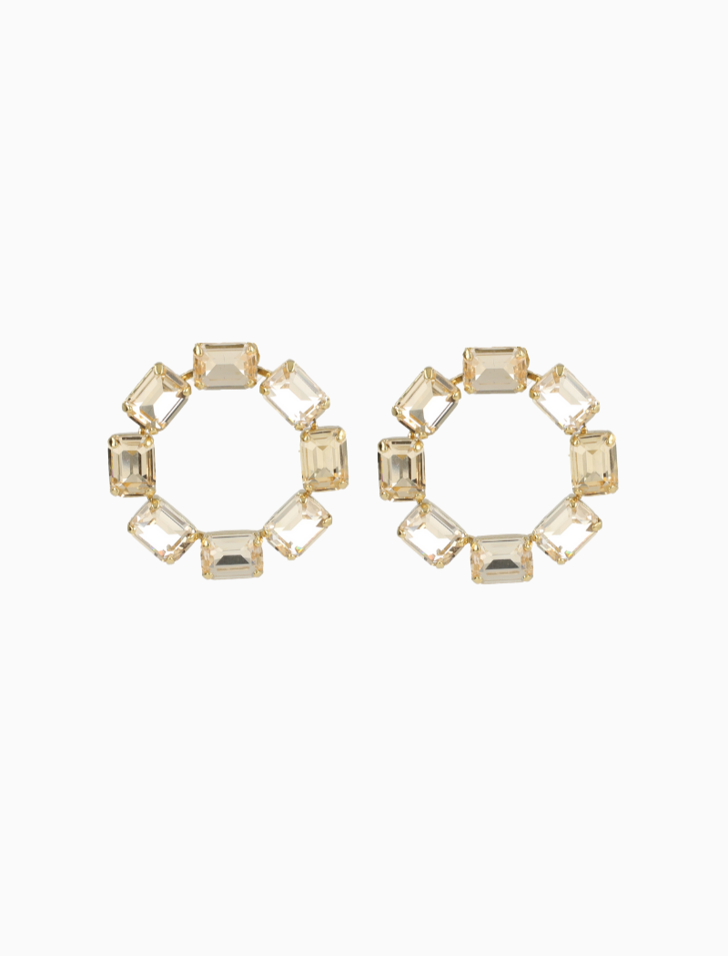 Schatten Ohrringen Rund