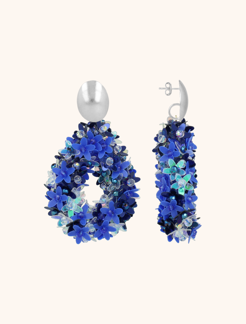 Blauwe Oorbellen Amal Flower Drop Llott-theme.productDescriptionPage.SEO.byTheBrand