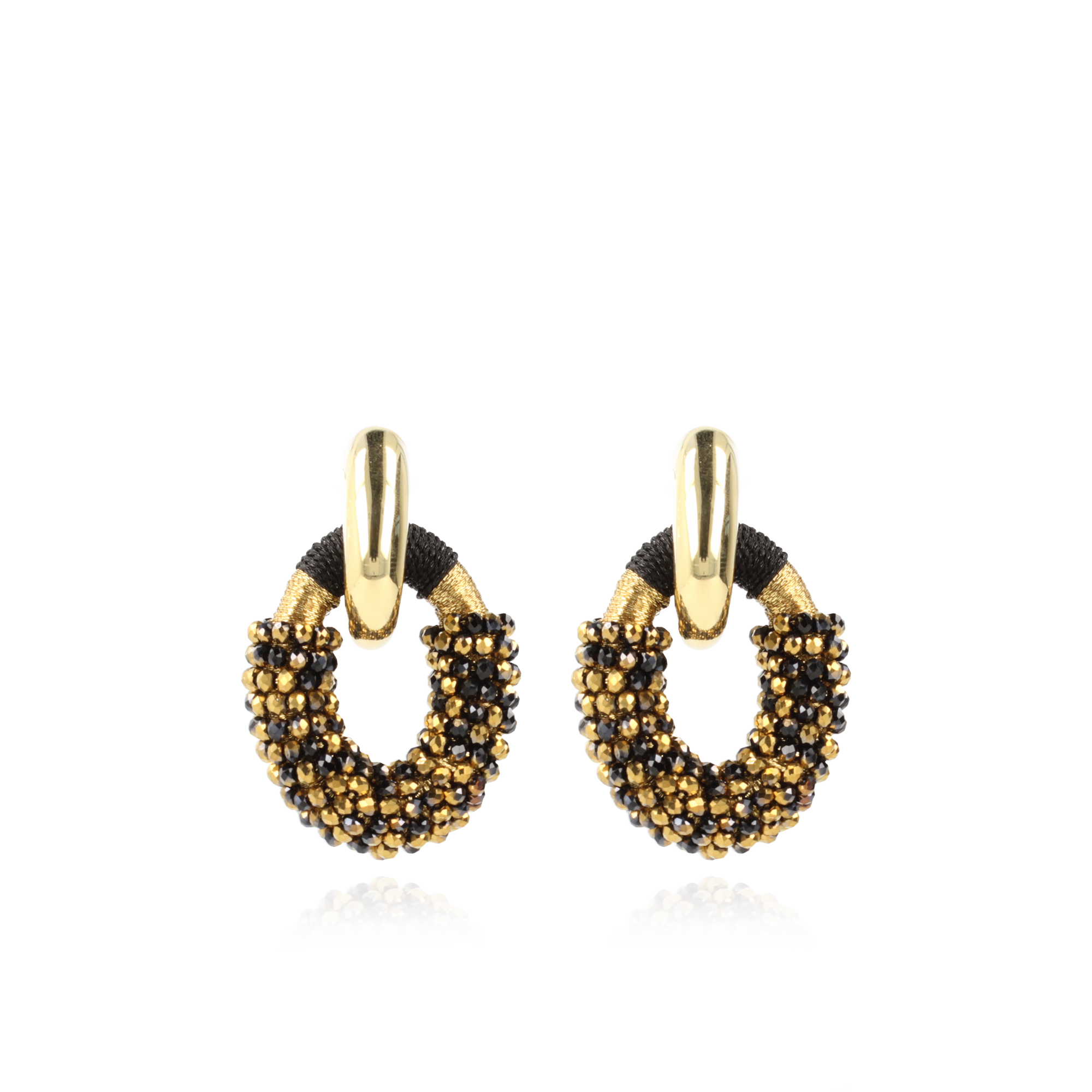 Gold-coloured Earrings Yara Oval M