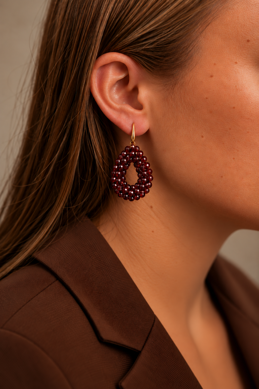 Bordeaux Ohrringe Berry Drop S