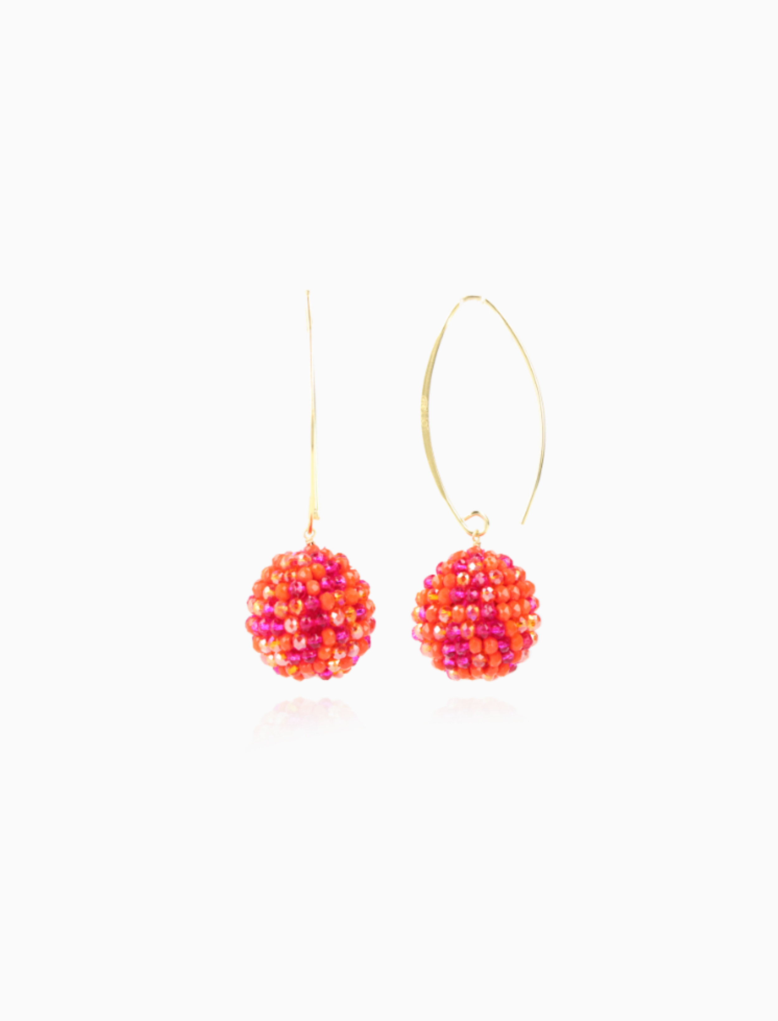 Mixed Fuchsia Ohrringe Lexi Globe L