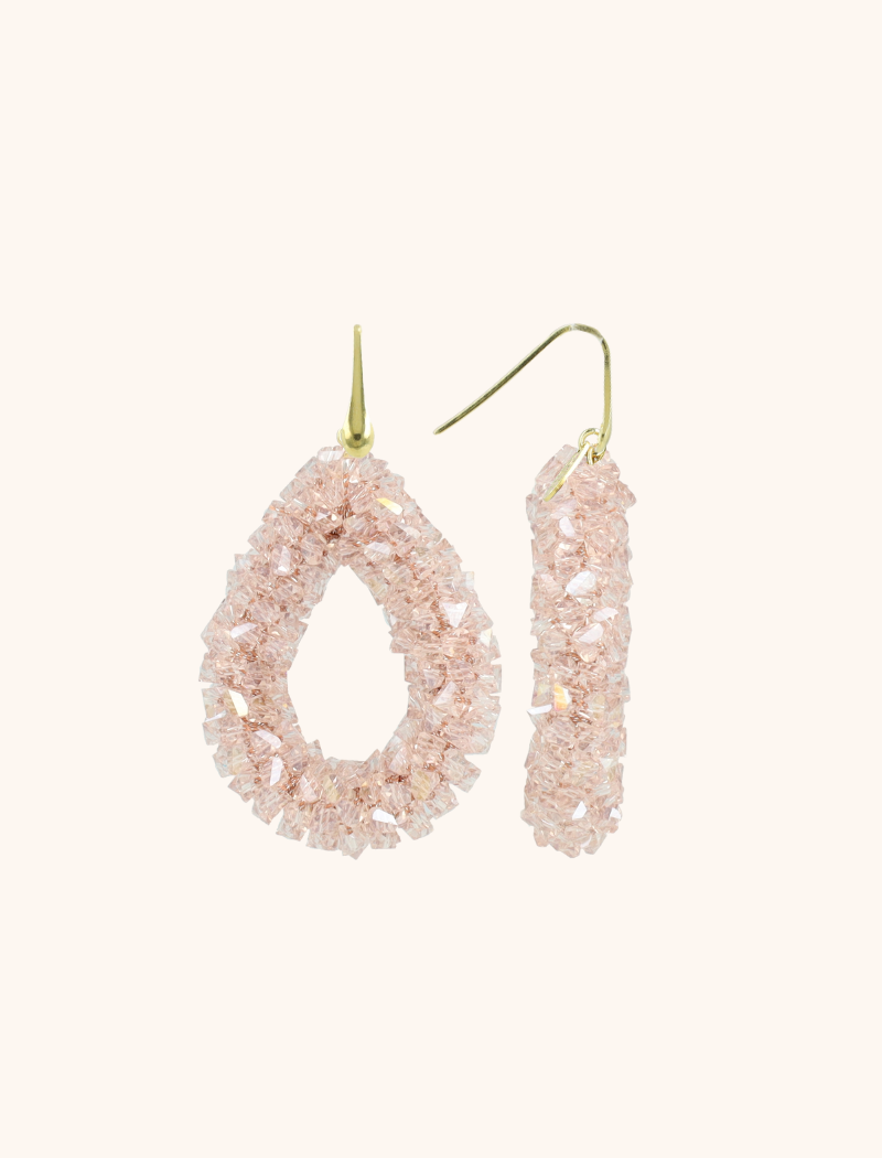 Crystal Pink Oorbellen Marieke Drop L. Rawlott-theme.productDescriptionPage.SEO.byTheBrand