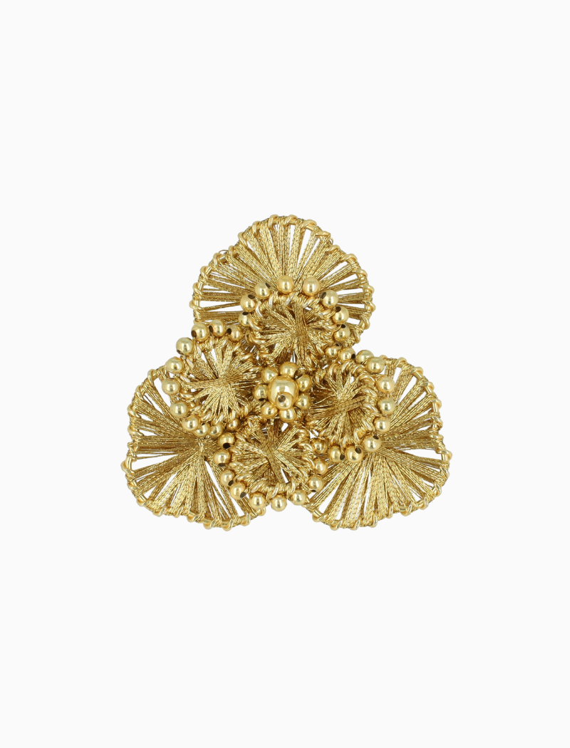 Broche Aster Flower L - Gold