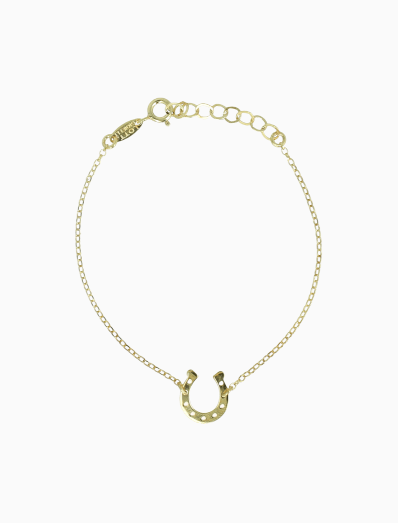 Hoefijzer armband Goud