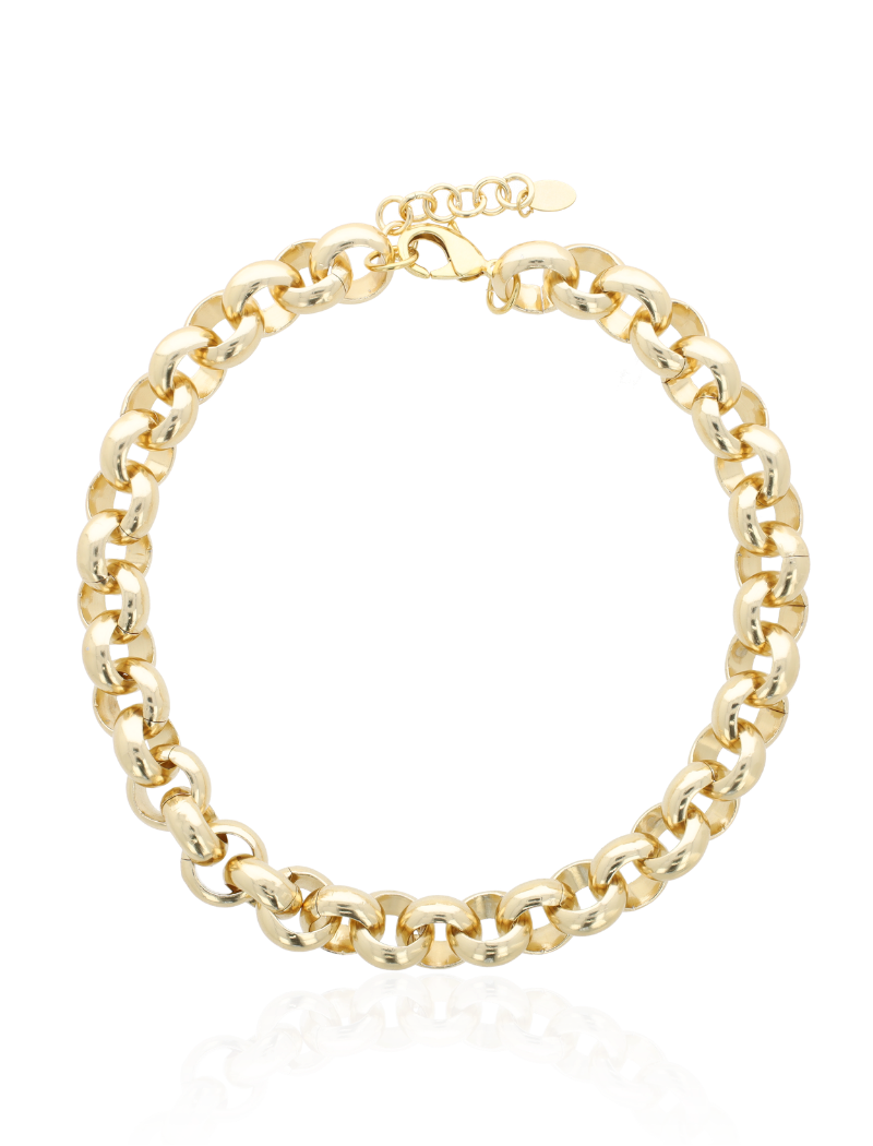 Isolde - CLA Necklace Rolo L - Soft Gold