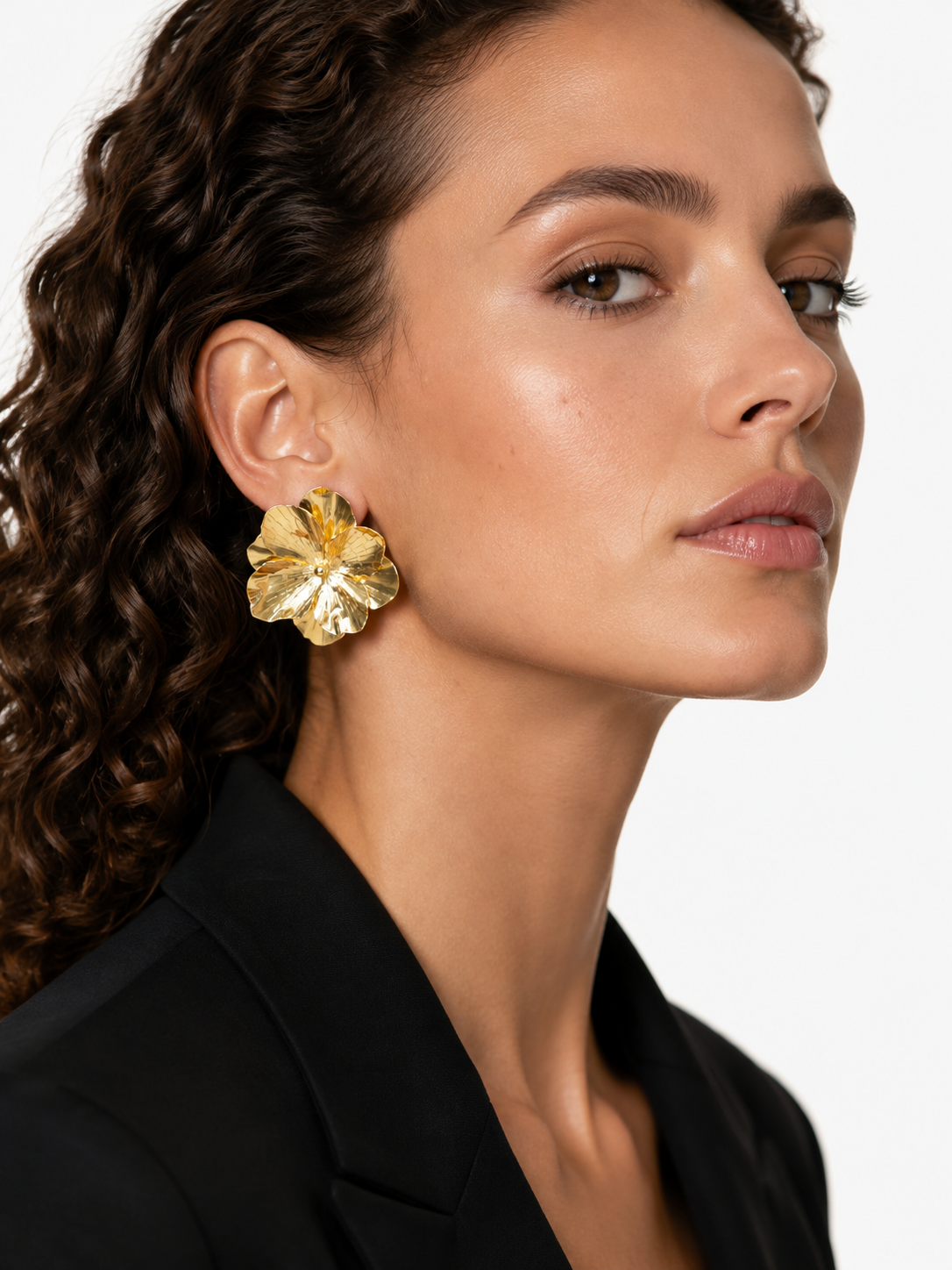 Goudkleurige Oorbellen Senna Flower M
