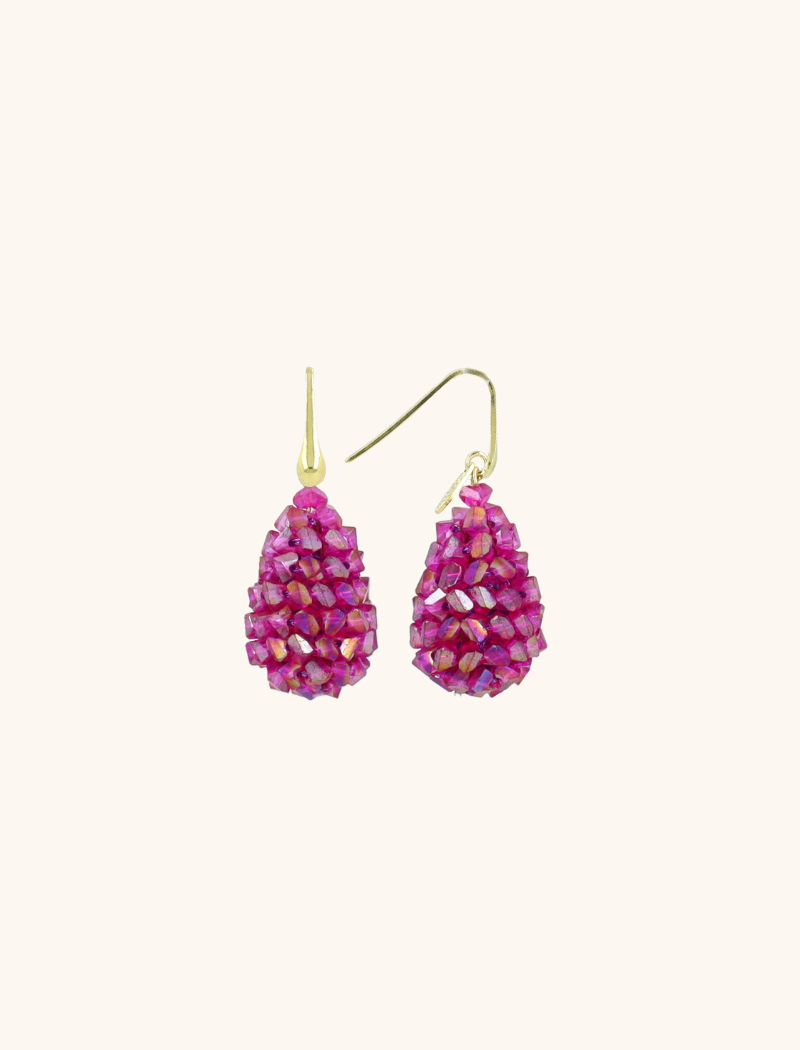 Fuchsia Ohrringe Nova Cone Raw XS  