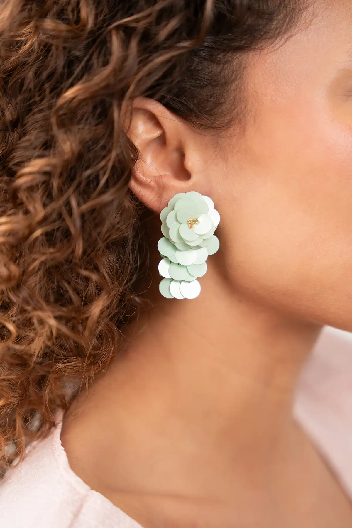 Mint Earrings Linde Sequin Waterfall M  lott-theme.productDescriptionPage.SEO.byTheBrand