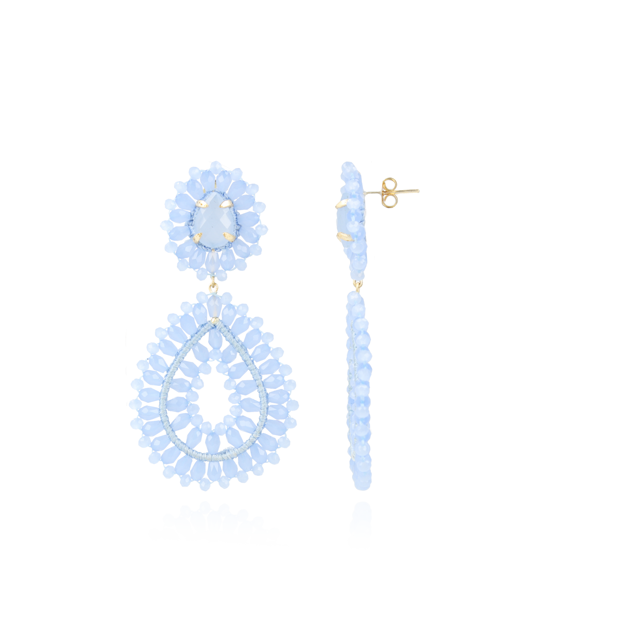 Baby Blue Earrings Apollo Glassberry 