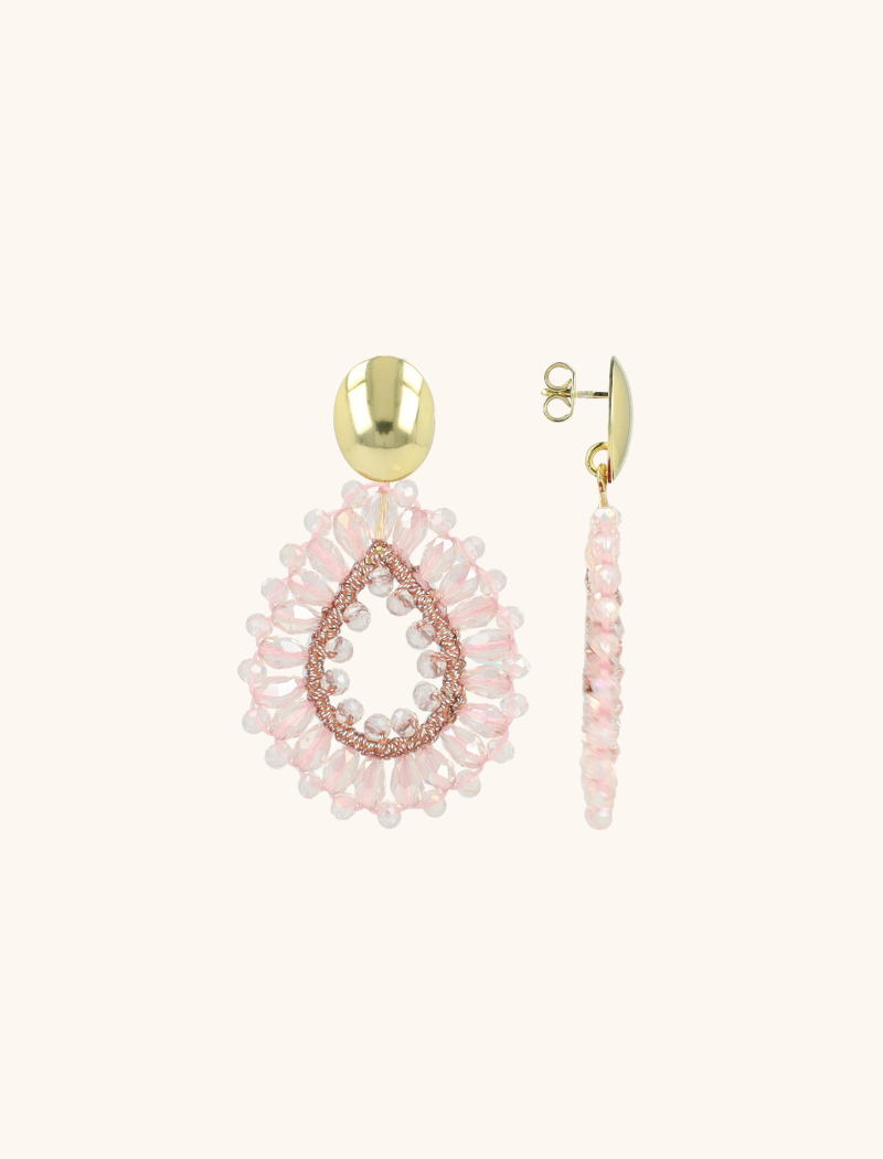 Crystal Pink Oorbellen Robin Drop Crystal Smalllott-theme.productDescriptionPage.SEO.byTheBrand