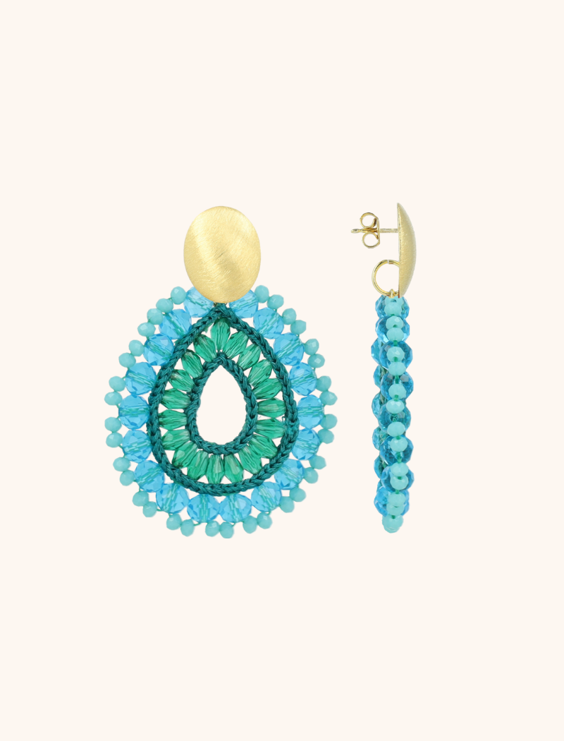 Blauwe Oorbellen Vos Open Drop L Irr. Stoneslott-theme.productDescriptionPage.SEO.byTheBrand