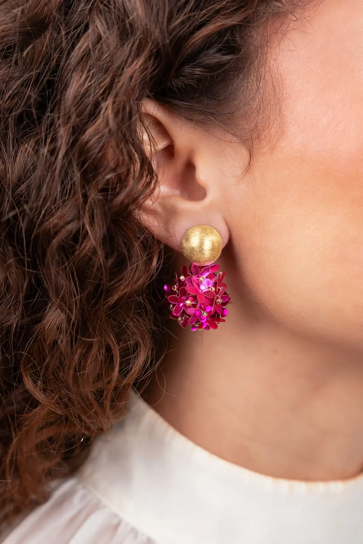 Fuchsia Ohrringe Daisy Globe S Flower