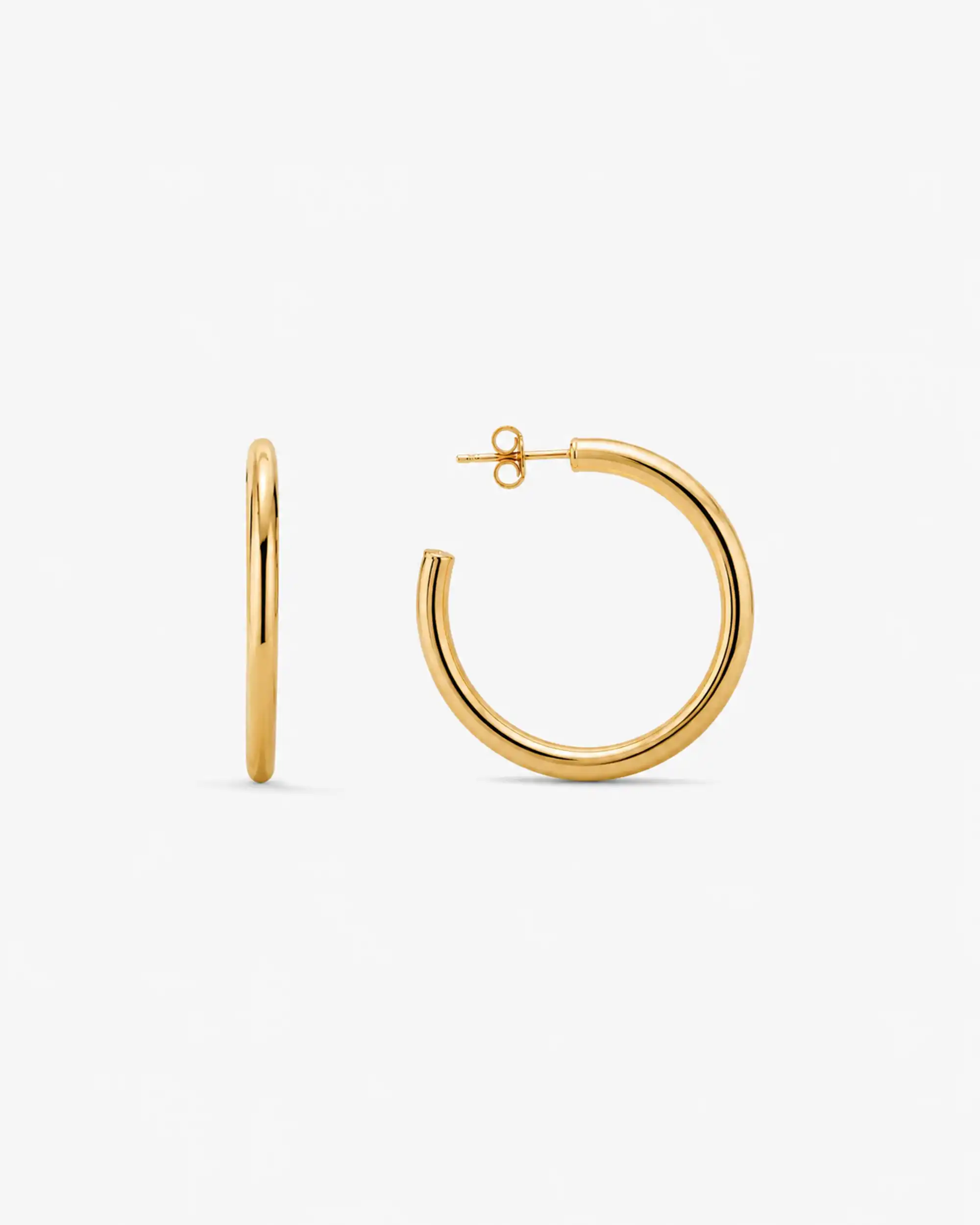 Classic oorbellen creool rond S