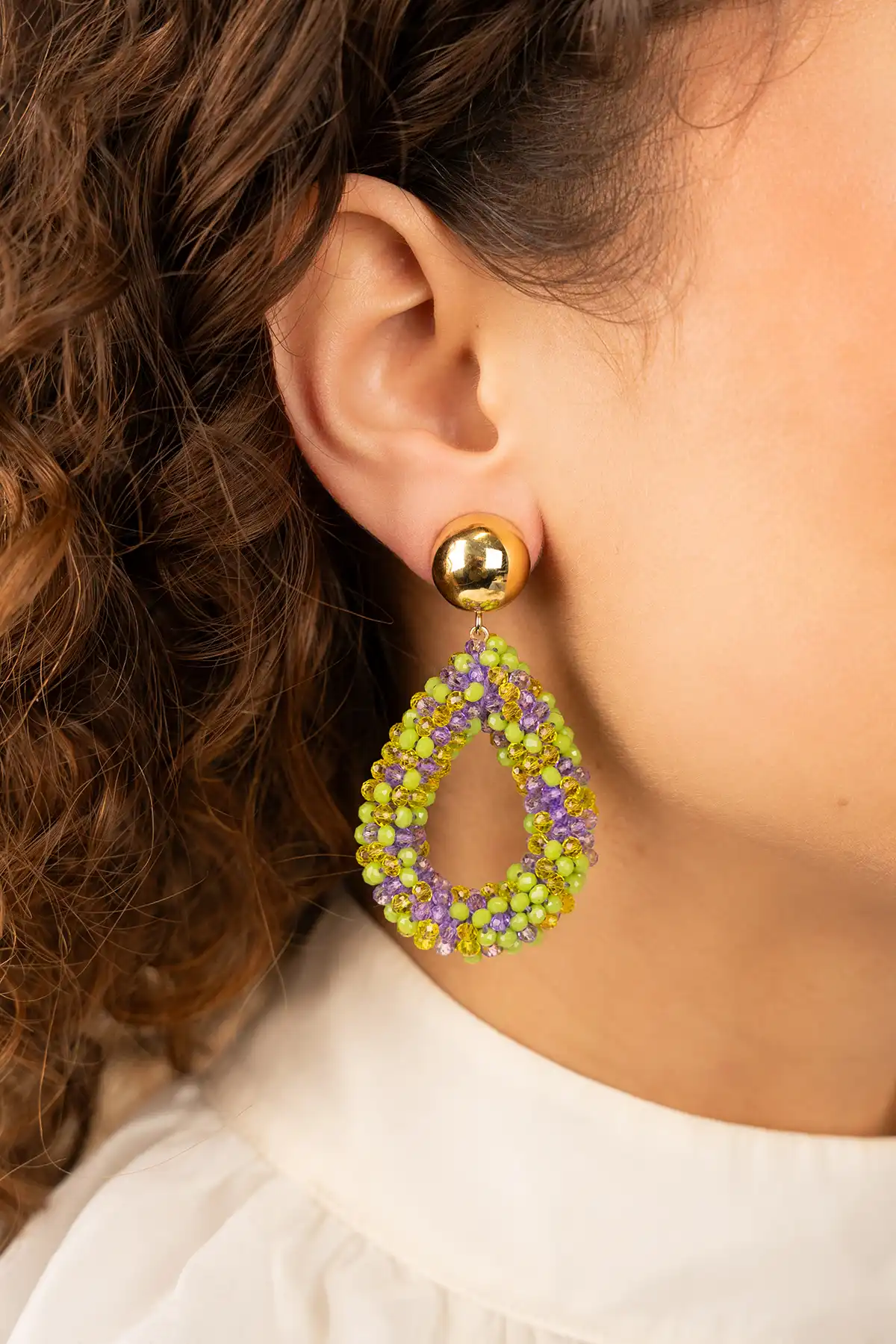 Lime Purple Mix Oorbellen Berry Clip druppel Llott-theme.productDescriptionPage.SEO.byTheBrand