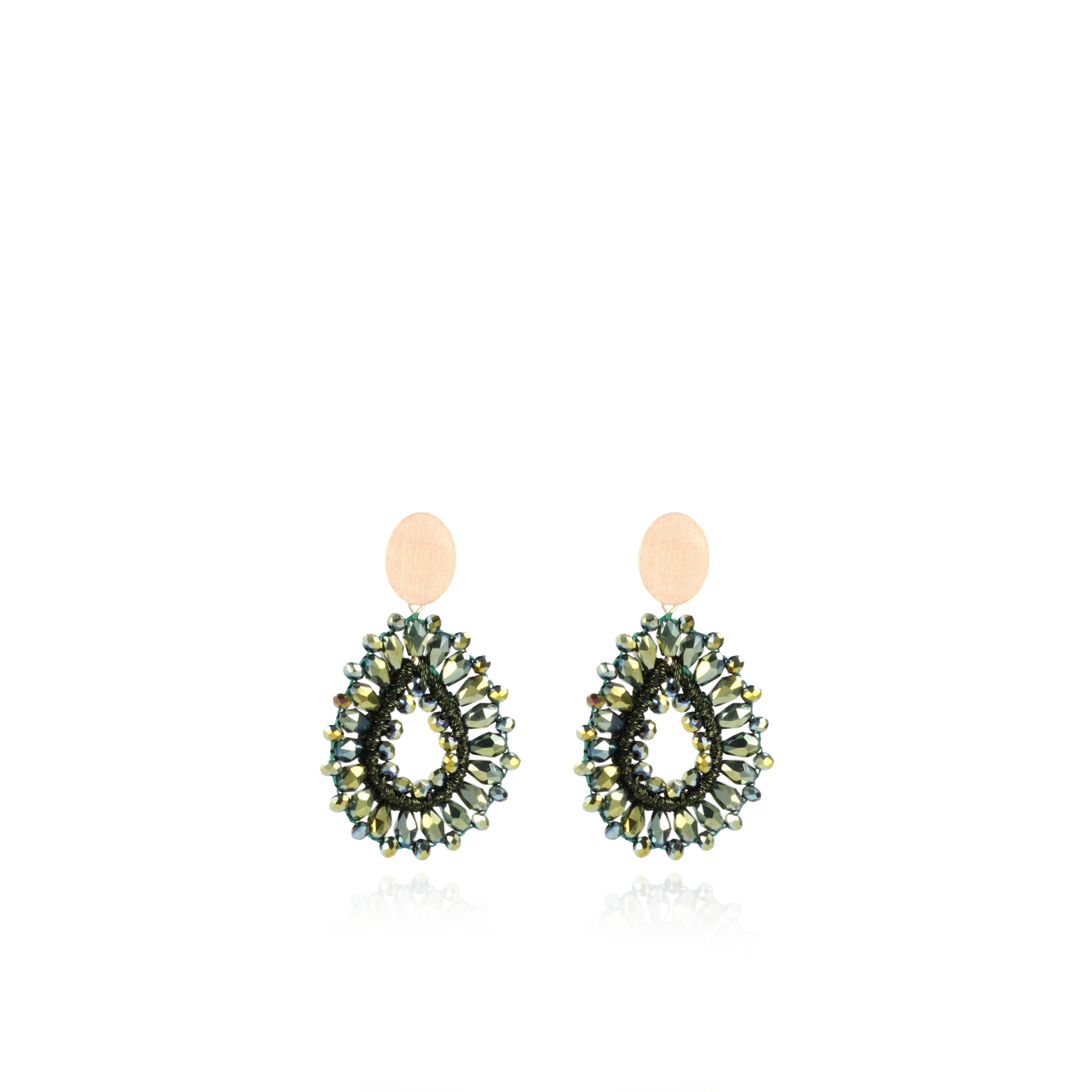 Metallic Groene Oorbellen Silk Drop Slott-theme.productDescriptionPage.SEO.byTheBrand