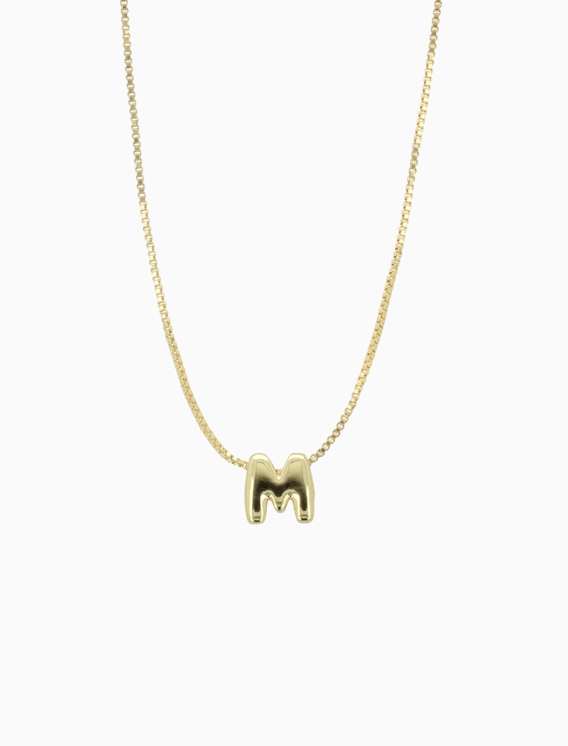 Goldene Halskette Mini Initial