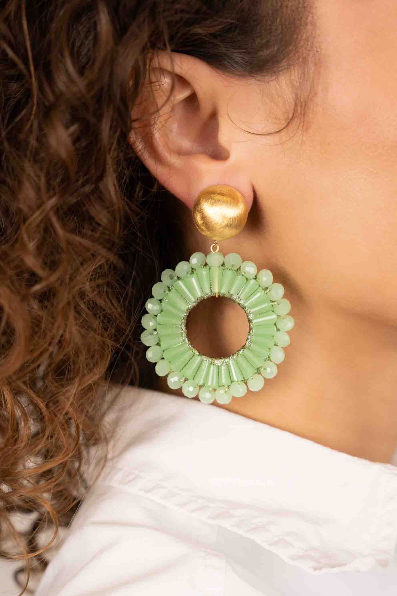 Lime Oorbellen Ann-Mary Cirkel Dubbel Cliplott-theme.productDescriptionPage.SEO.byTheBrand